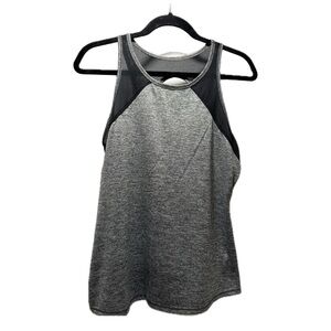 Gray Open-Back Women's Tank Top